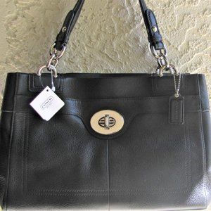 Coach Black Leather Handbag